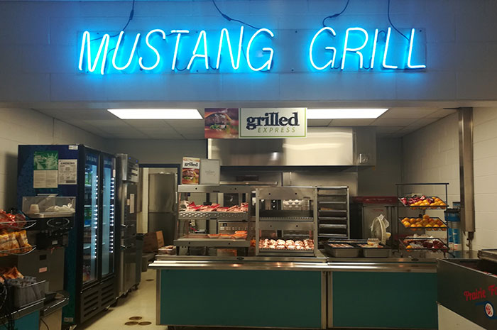 Current Mustang Grill Layout