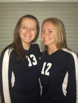 Sisters succeed on the varsity volleyball team