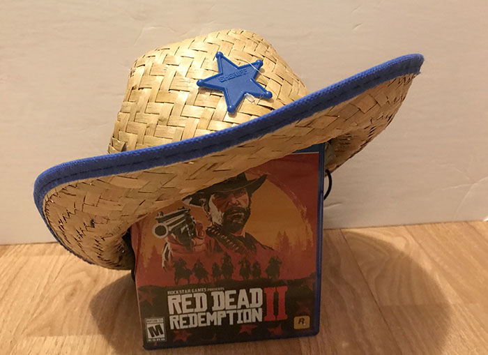 Every copy of the game should be stored with a cowboy hat.