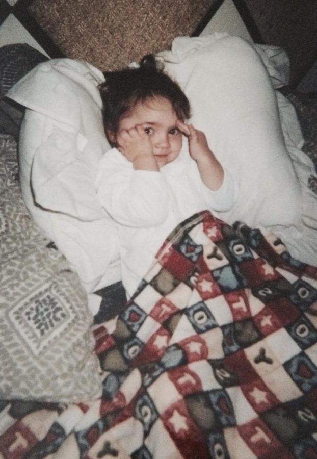 Michelle Kravec as a child. 