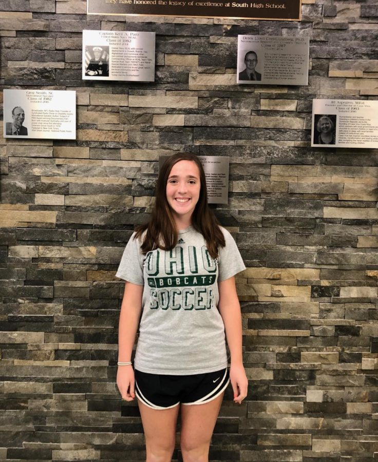 Senior Maddie Raftery is excited to attend Ohio University next fall. 