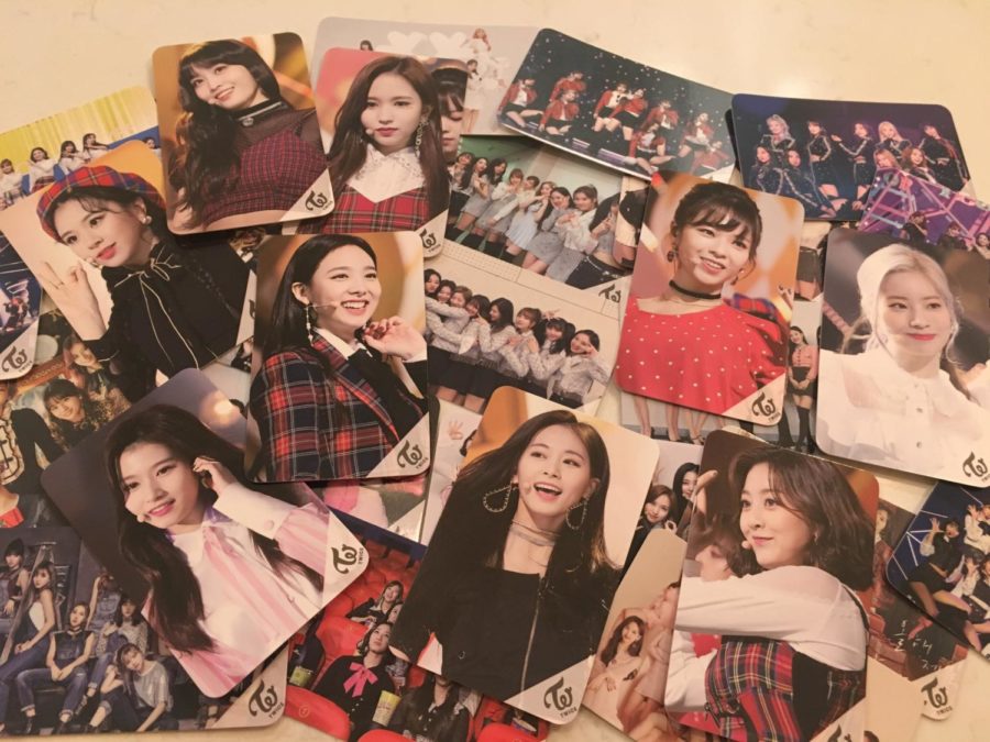Twices individual and group photocards, showing off the different sides of Asias most successful female idol group.