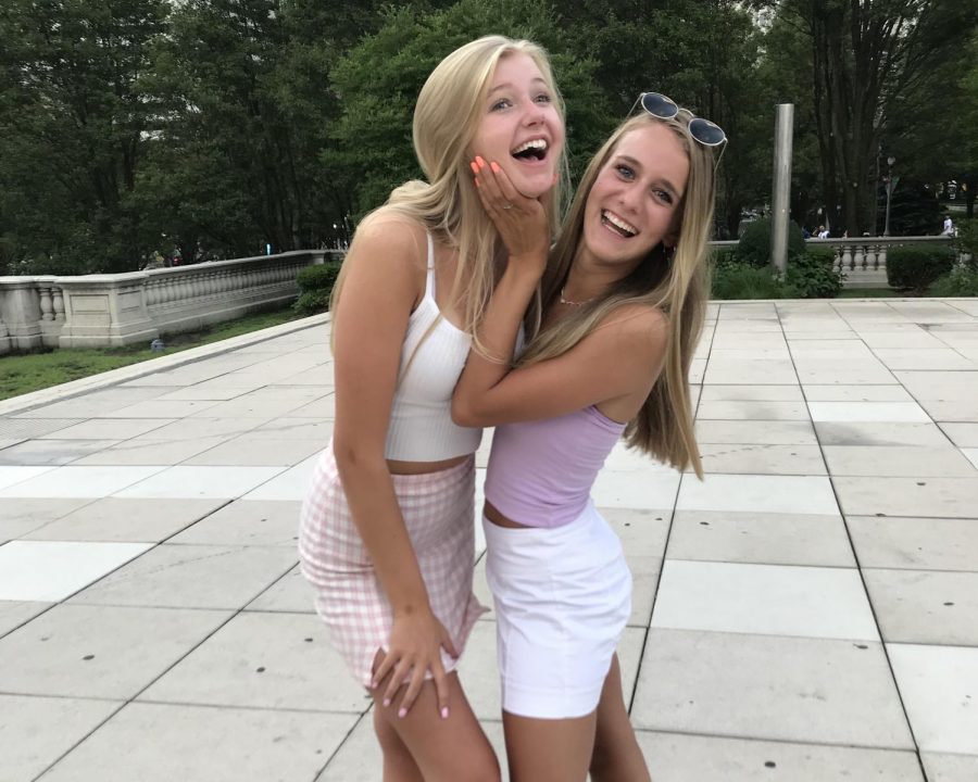 Allie Coyne and Julia Grippo enjoy their summer by spending a day in the city.