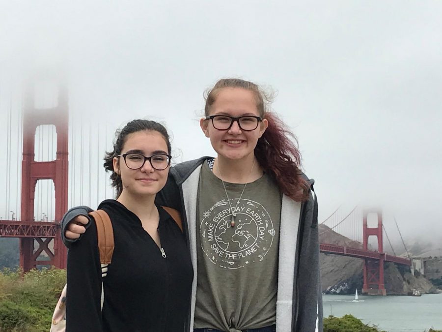 The two friends on a trip to San Francisco during the summer of 2018.