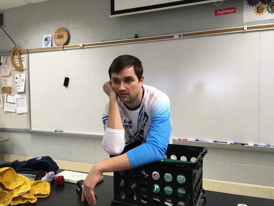 Physics teacher Drew Sobczak may face obstacles with his students.