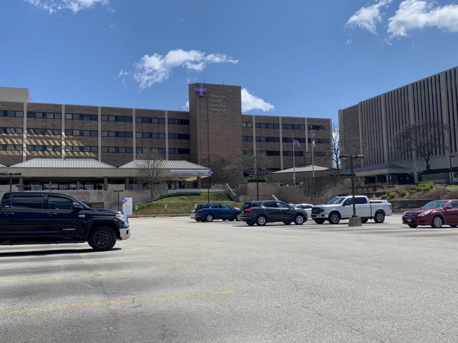 Good Samaritan hospital experiences a lull in patients and visitors during the COVID-19 pandemic. 