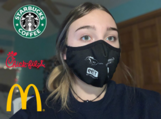 Frontline and essential workers wear masks for their entire shifts, so there’s no reason why we can’t wear masks for five minutes in a drive-thru.