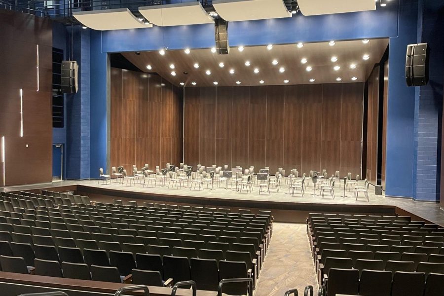 The new DGS auditorium is open to all on Oct. 28 for the fall concert.