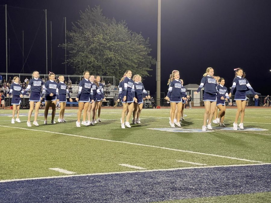 The DGS Varsity dance team, the Fillies, performed during halftime. The routine was choreographed to multiple different Gwen Stefani songs. 