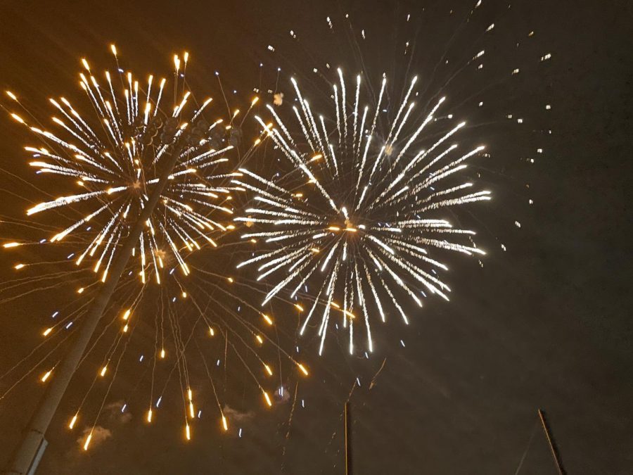 Fireworks cap off the eventful homecoming weekend for mustangs after the football game and dance.