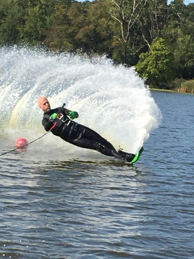 Science teacher Brian Fudacz has been water skiing since he was eight years old. 