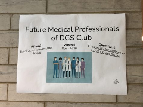 The Future Medical Professionals of DGS club is a student run club for those interested in the medical industry.