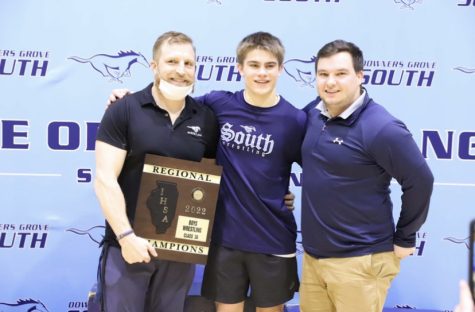 On Feb. 18, senior Jimmy Nugent took third place at the IHSA state wrestling tournament for the 138 pound weight class.