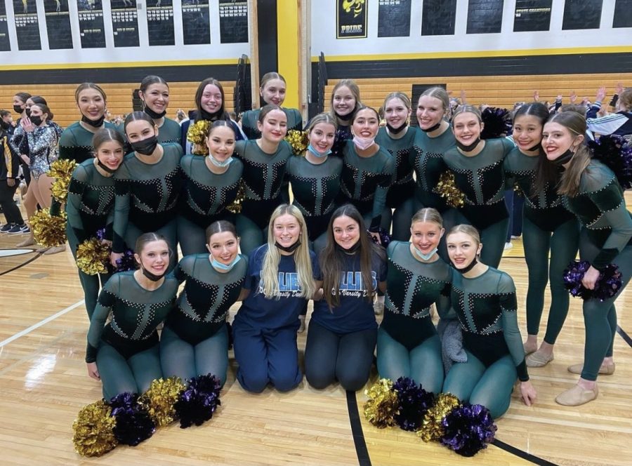 DGS Varsity dance team placed second in the West Suburban confrence.
