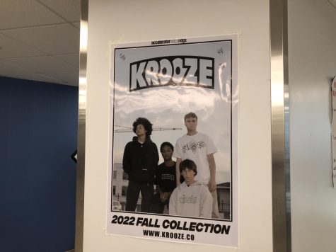 Krooze sells shirts and hoodies with a custom logo printed onto them.