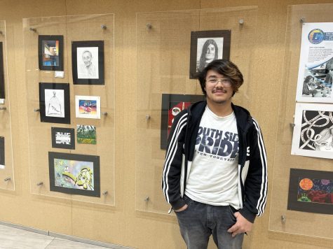 Senior Ben Abarro uses art as a therapeutic strategy, as well as a potential career path.