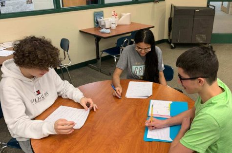 Some eighth graders believe that the advanced math is beneficial, while some parents disagree.