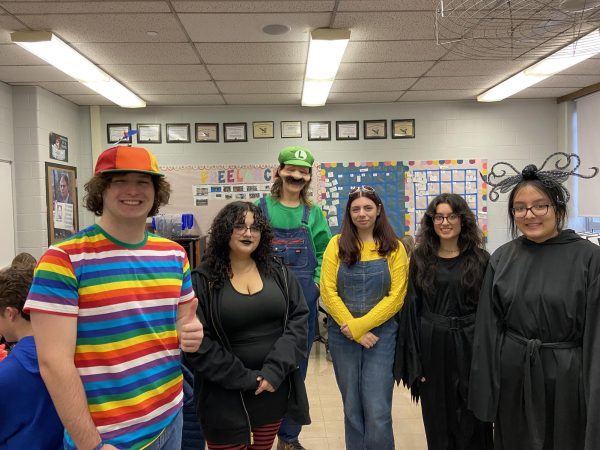 The only Halloween activity that teens have time to participate in is dressing up for school. 