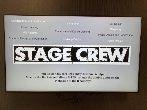 Stage crew has a wide variety of responsibilities and works on every play
