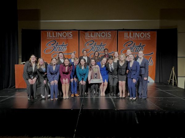 The speech team competed in Peoria, IL and ended up taking home second place.