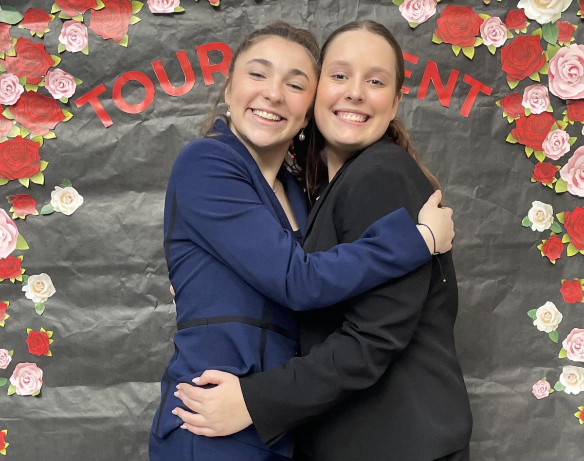 Senior Gianna Caponigro and Sophomore Kasey Ganger met through their mutual love for speech and theater, and have been best friends ever since.