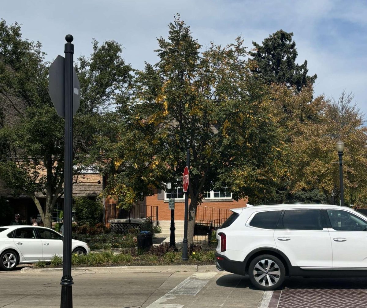 Downtown Downers Grove looking fall ready.