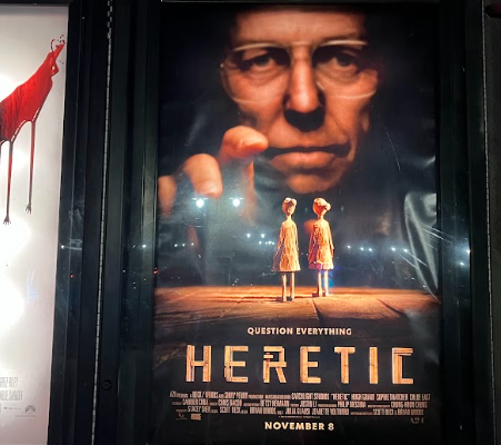 Hugh Grant takes the lead in a game of cat and mouse in horror film Heretic.