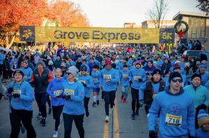 The Grove Express takes proceeds from residents and donates it to organizations in the community.