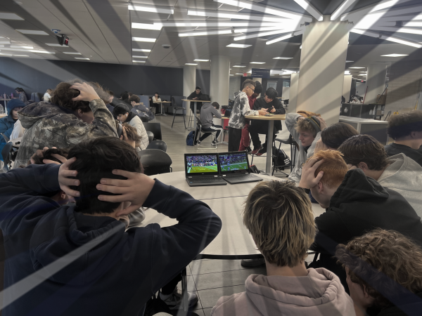 DGS students react to the football game they watch in the commons in the same way me and my girls react at our RuPaul's Drag Race viewing parties.