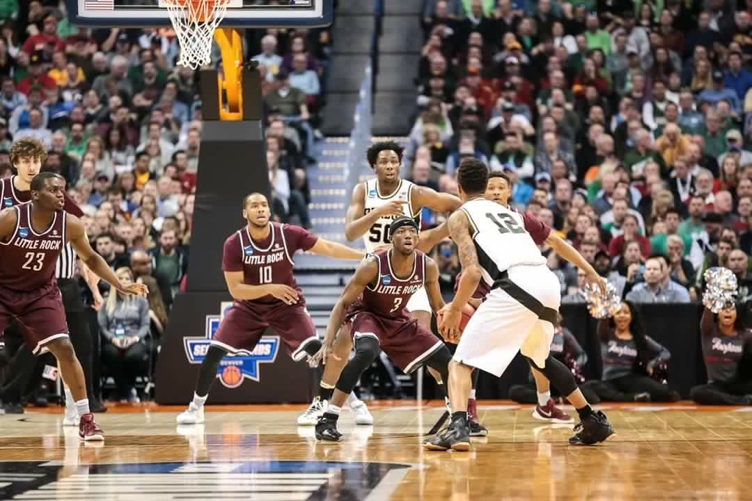 2016 March Madness game of Little Rock Vs. Purdue.