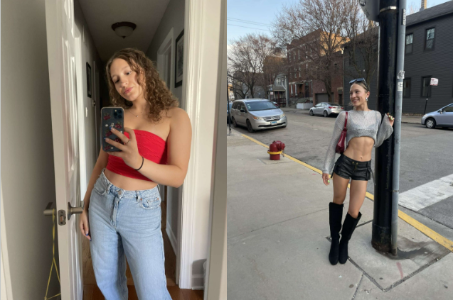 A side-by-side picture of Urszula's progress. 