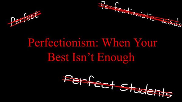This documentary is about perfectionism. There are interviews with teachers, students and a social worker.