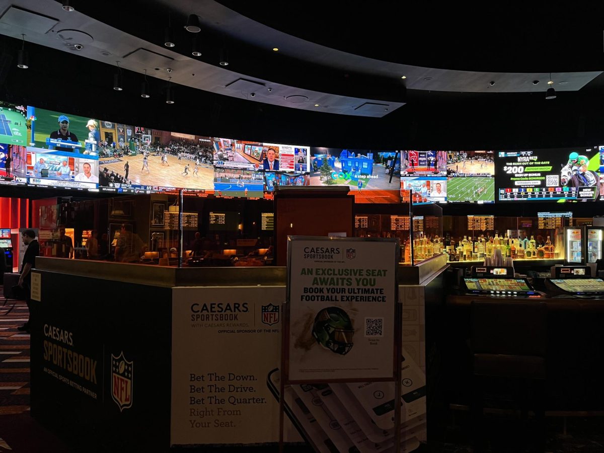 Caesars Entertainment displays how sports betting can range from basketball, to golf, to football; rarely does one gambler bet on only one.