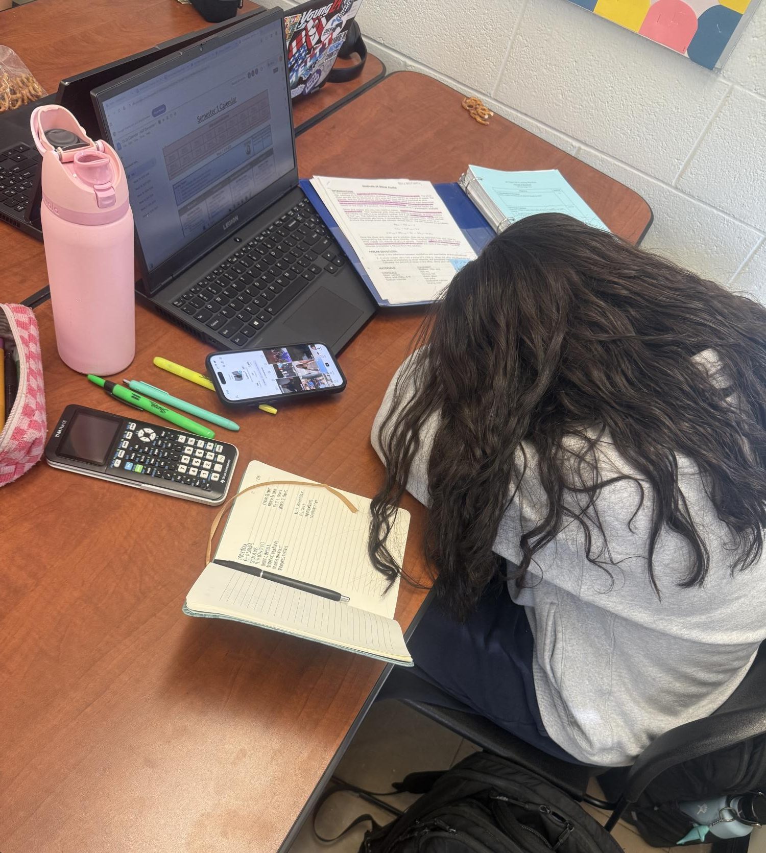 Senior Alice Moriarty is burned out from all her school work and also balancing her many college applications. 