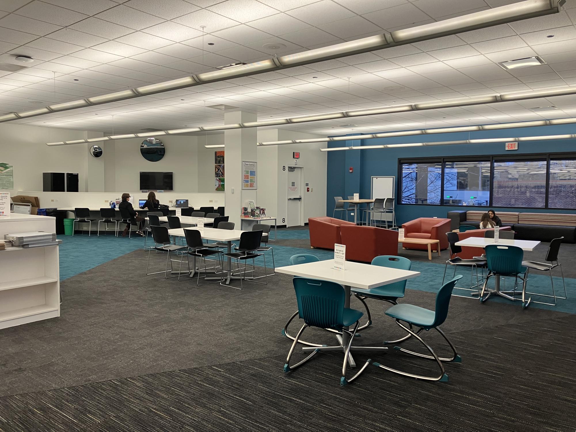 Teen Central is meant to be by teens, for teens, with the goal of being the students in the community's ideal "third space."