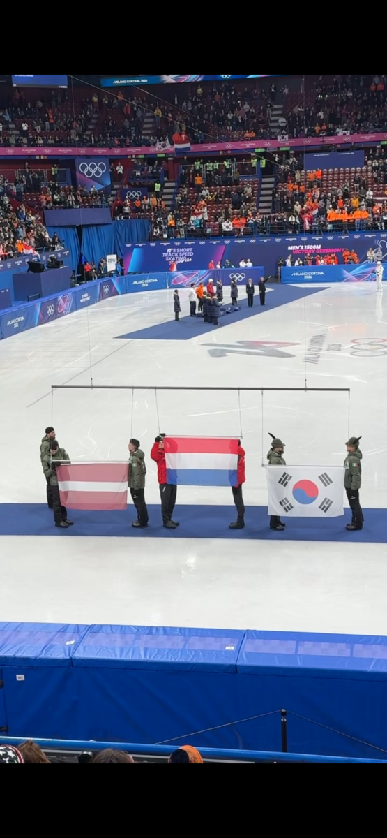 Athletes from Austria, the Netherlands and South Korea prepared to compete. 
