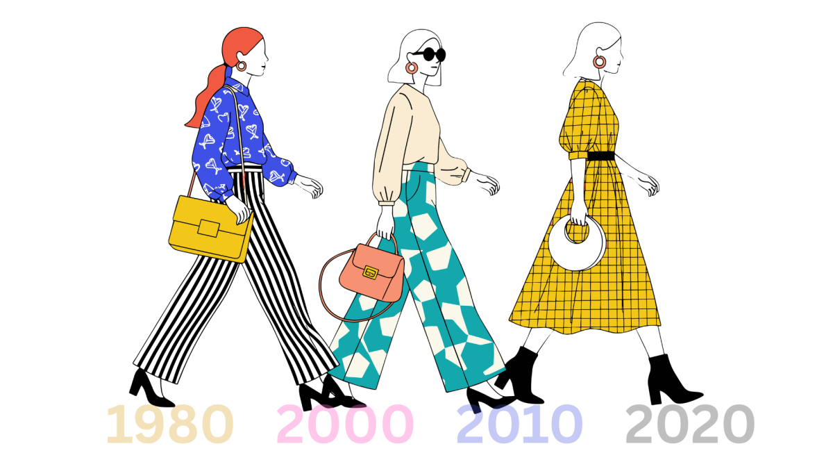 Fashion trends have evolved over the decades and the pressure to follow them has grown stronger. 