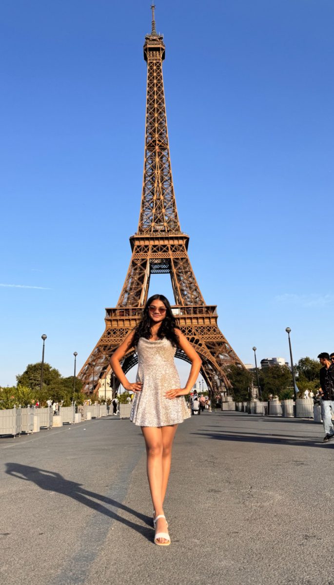 Anvi in Paris getting ready to start her new year right