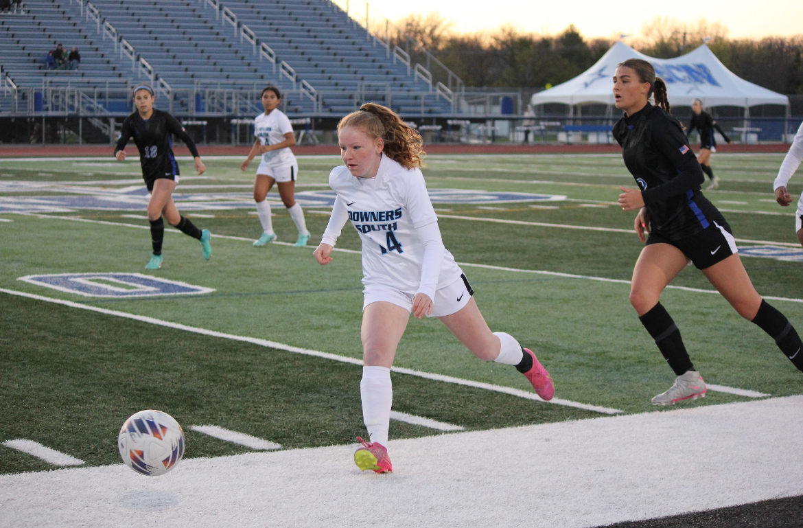 Junior Hannah Hake takes on the feild