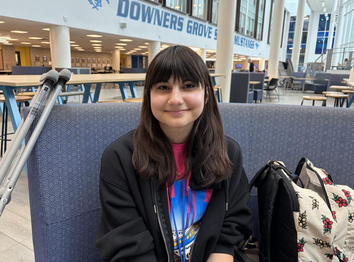 Mustang Spotlight shines on DGS freshman Jolene Crosley-Corcoran.