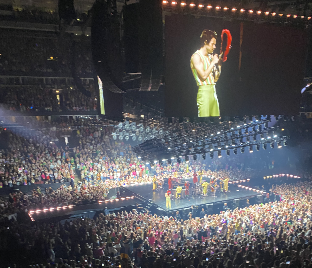 Harry Styles at his Love on Tour date in Chicago in 2022