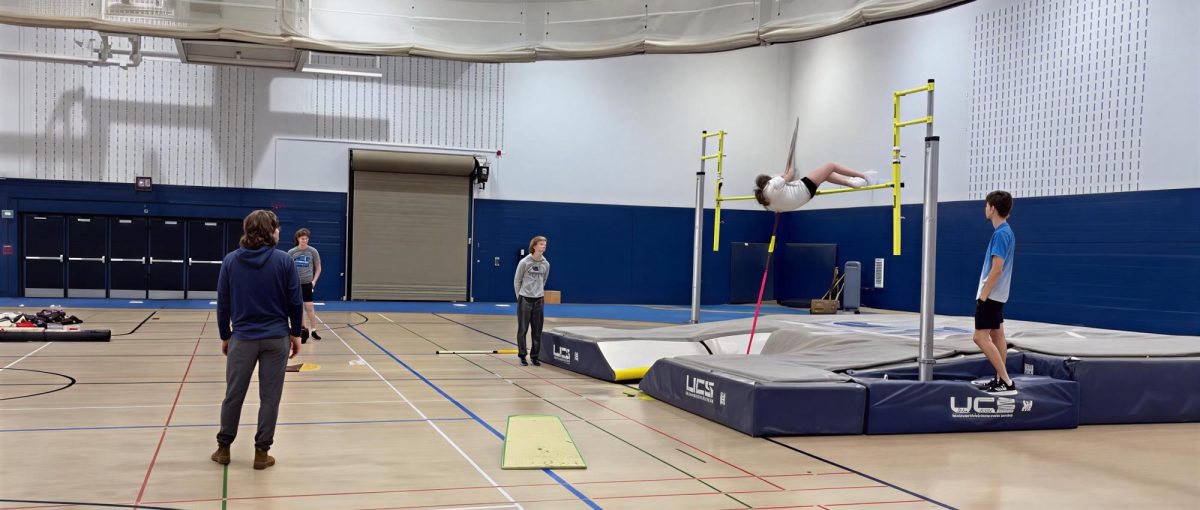 Pole vaulters get ready for the upcoming track season 
