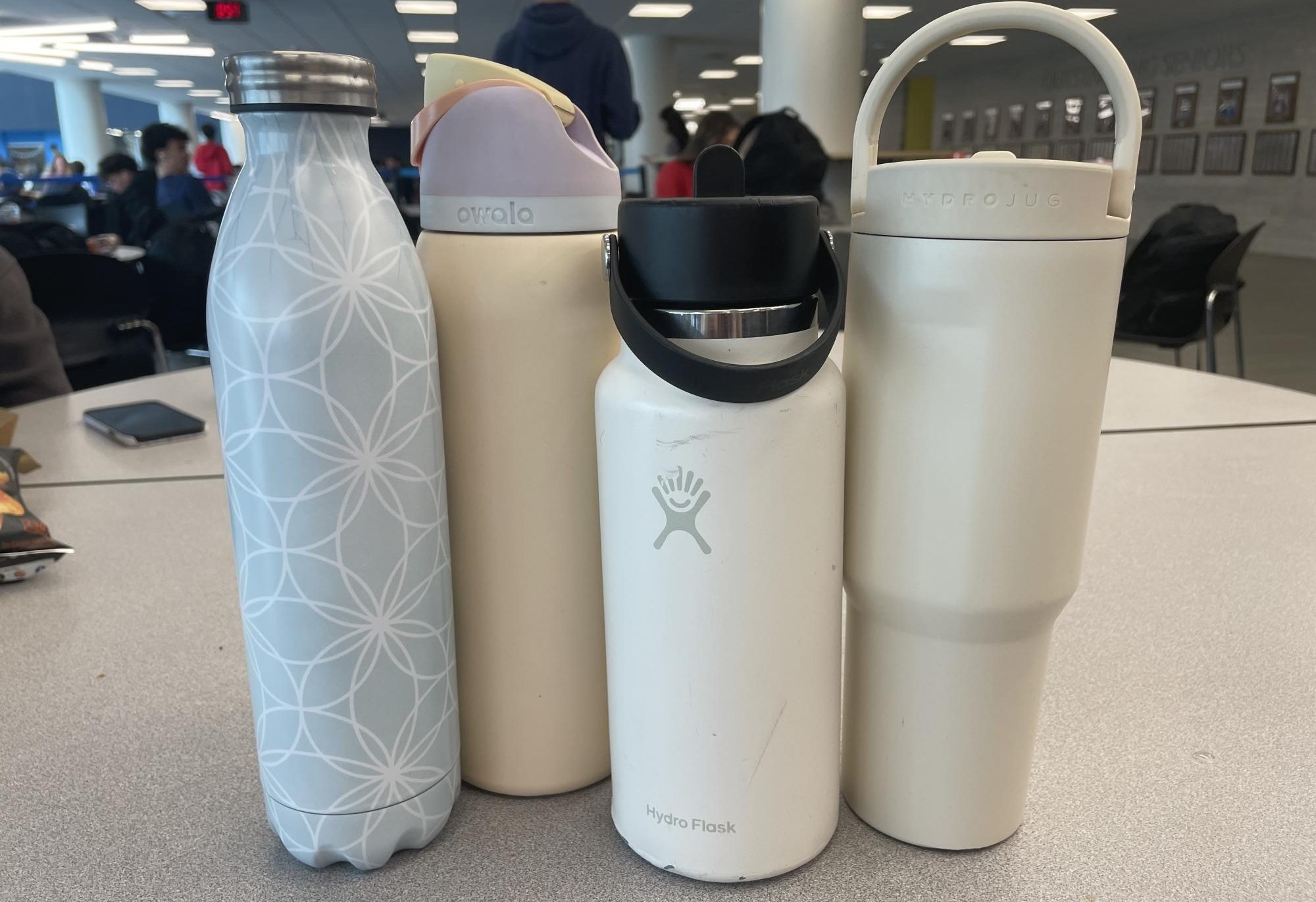 Water bottles spark in popularity raising the question on which is the best one to buy. Including debate on size, colors, and durability. 