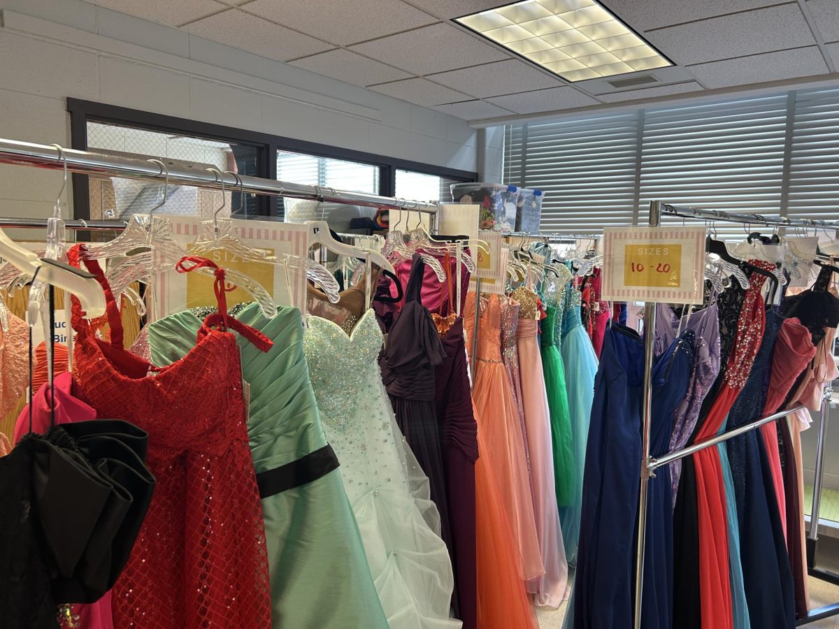 The prom dress drive done by the fashion students is one example of how DGS students are benefiting from donations. 