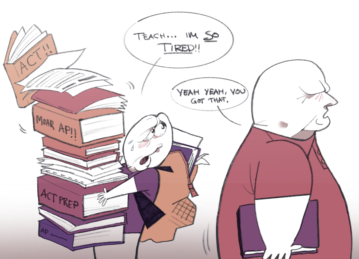 The end-of-year schedule leads to the pressure piling up for students.